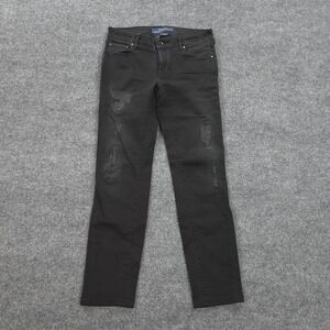 Jacob Cohen Jeans Womens 29 Black PW Jocelyn Slim Stretch Denim Luxury Italy